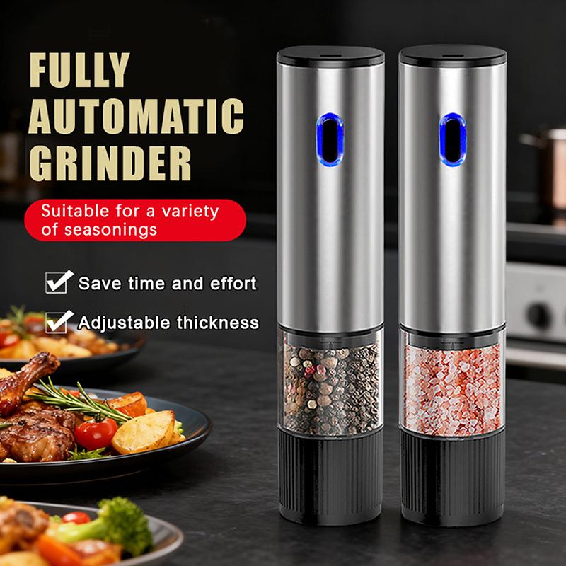 Kitchen Appliances Offers - Elektrische Salz- und Pfeffermühle, automatisch, wiederaufladbar,
