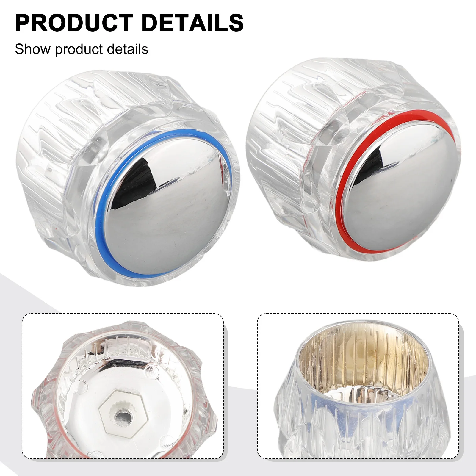 Kitchen Appliances Offers - 2 Stück Ersatz-Acryl-Wasserhahnaufsätze für Küchen- und