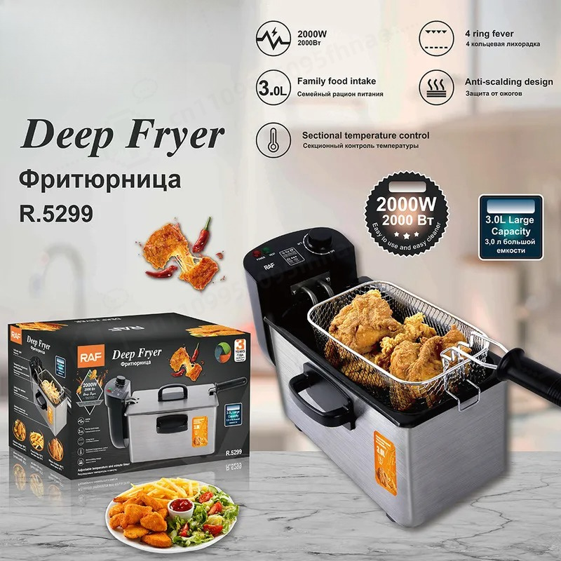 Kitchen Appliances Small - Kleine Elektrische Fritteuse für Heim- und