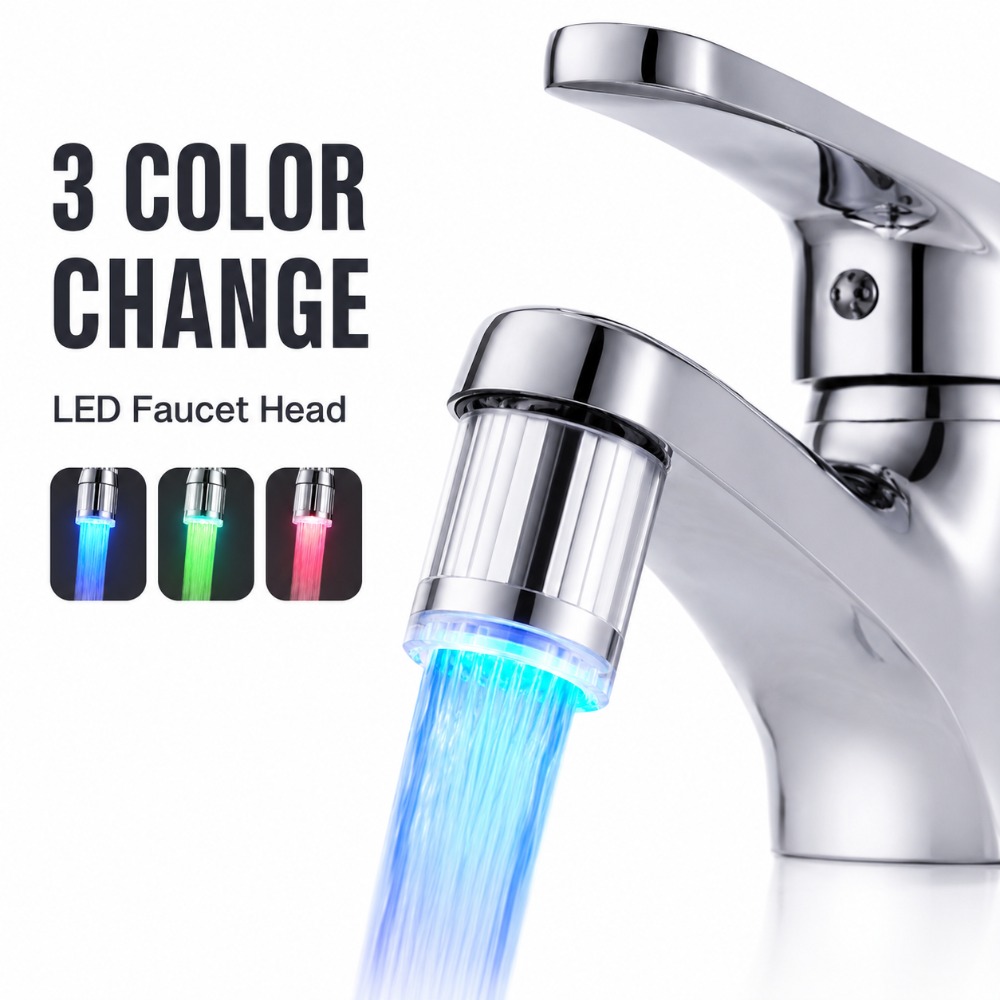 1/5 Stück LED-Wasserhahnaufsat – Kitchen Appliances Offers Bewertung und Preis