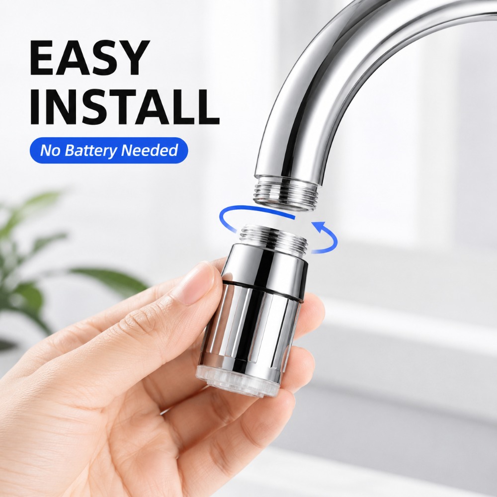 1/5 Stück LED-Wasserhahnaufsat – Kitchen Appliances Offers Bewertung und Preis