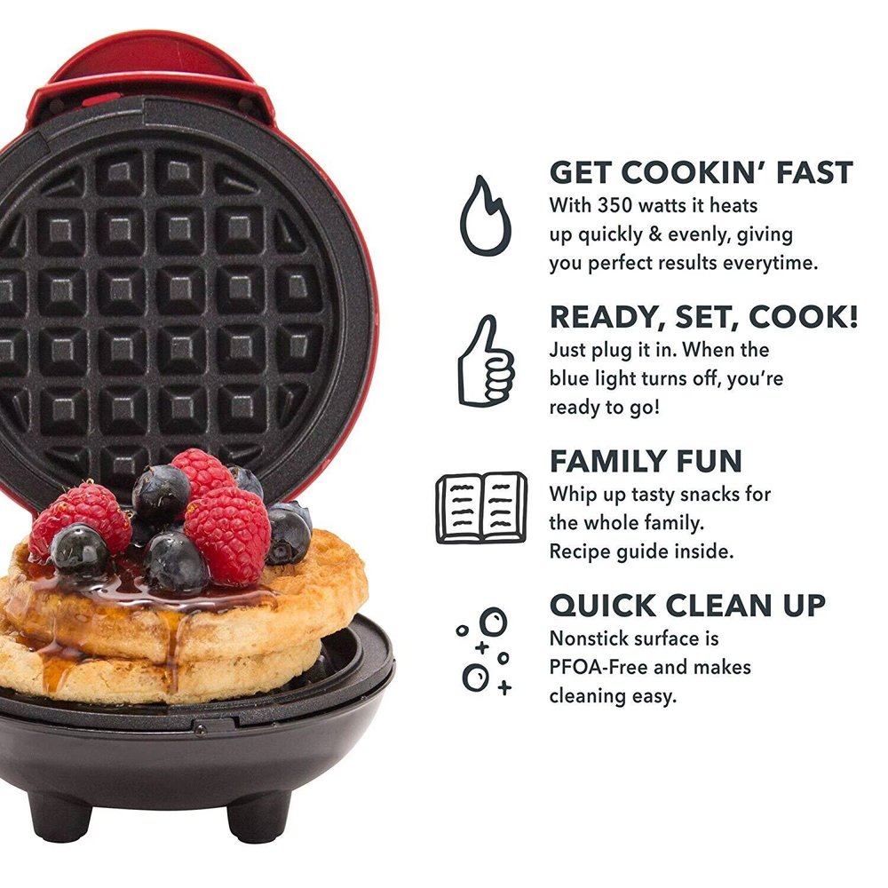 Mini-Waffeleisen für Bubble Eg – Kitchen Appliances Small Bewertung und Preis