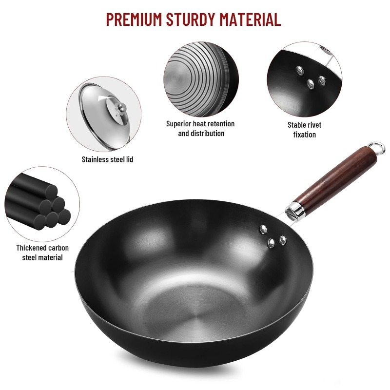 Flachboden-Wokpfanne 32cm, Eis – Wok Electric Flat Bewertung und Preis
