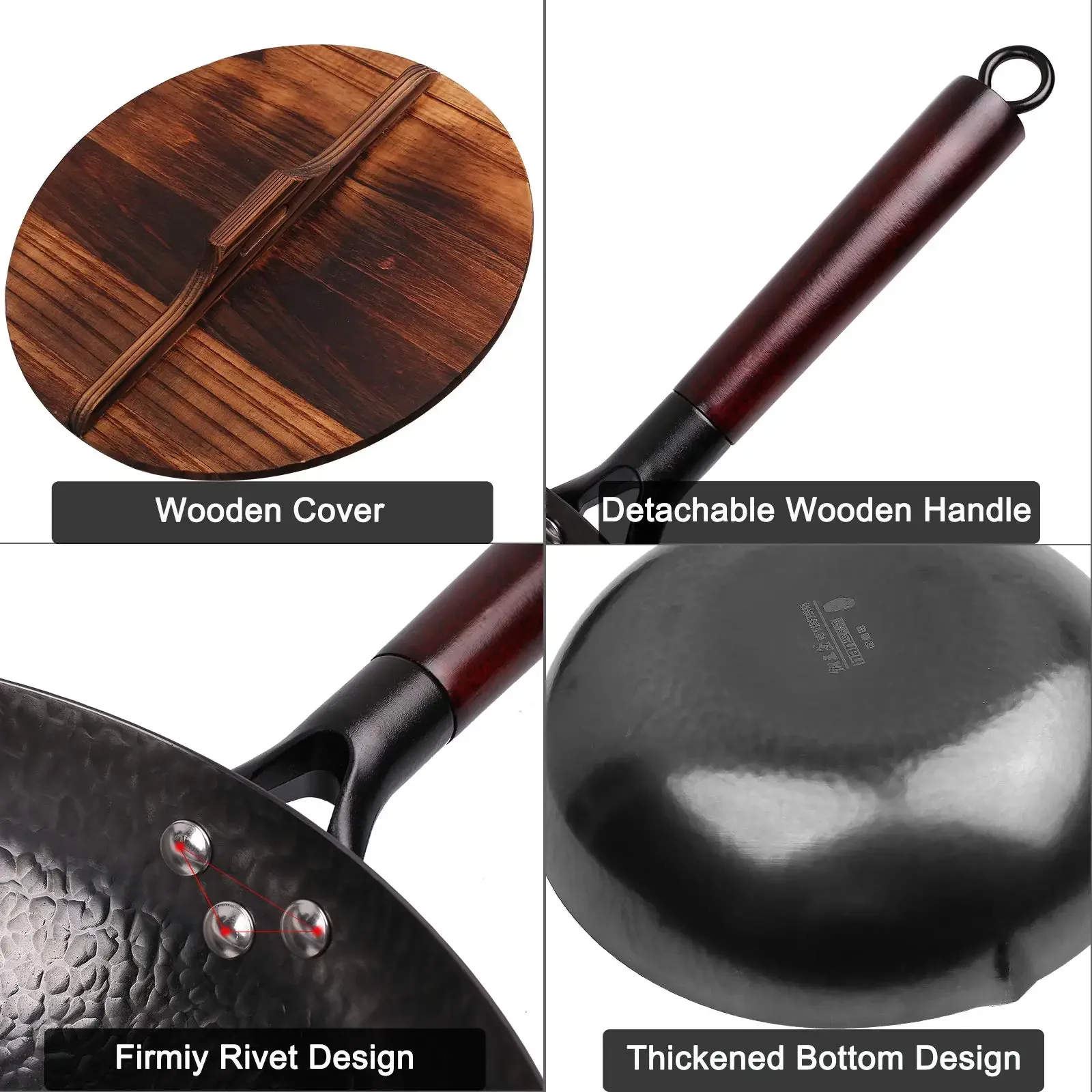 Wok aus Kohlenstoffstahl, Woks – Wok Electric Flat Bewertung und Preis