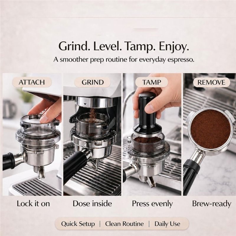 Aktion! Twist-Lock-Siebträgert – Breville Espresso Barista Express Bewertung und Preis