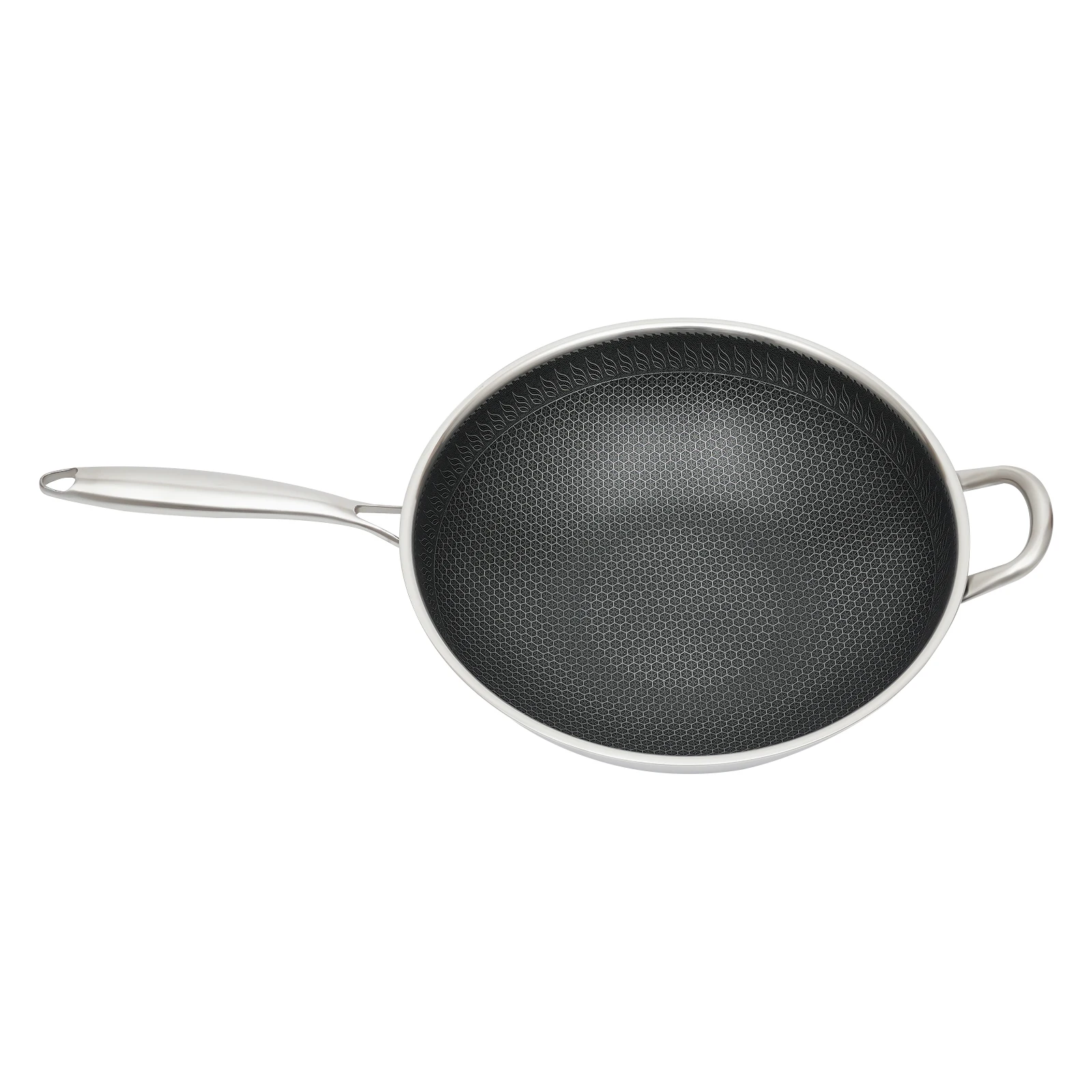 3,4-Zoll-Wok aus Edelstahl mit – Wok Electric Flat Bewertung und Preis