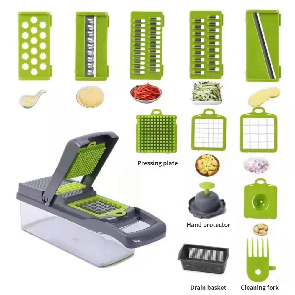 12/16-teiliger Gemüseschneider – Kitchen Appliances Japan Bewertung und Preis